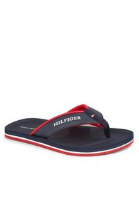 TOMMY HILFIGER - Tommy Hilfiger Japonki Comfort Hilfiger Beach Sandal FM0FM05029 Niebieski. Kolor: niebieski #5