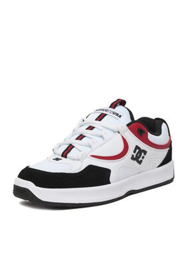 DC Shoes Sneakersy EO-KALYNX ZERO DC01721005 Biały. Kolor: biały. Materiał: skóra