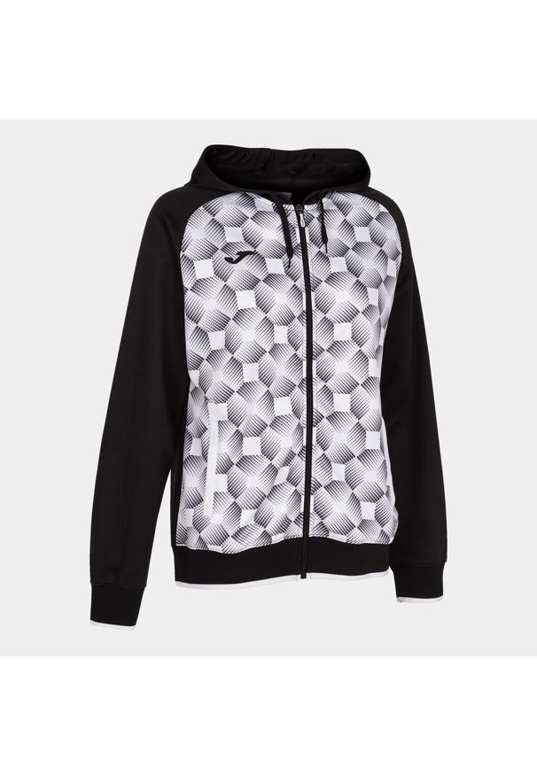 Bluza do piłki nożnej damska Joma Supernova III rozpinana. Kolor: wielokolorowy, biały, czarny. Sport: piłka nożna