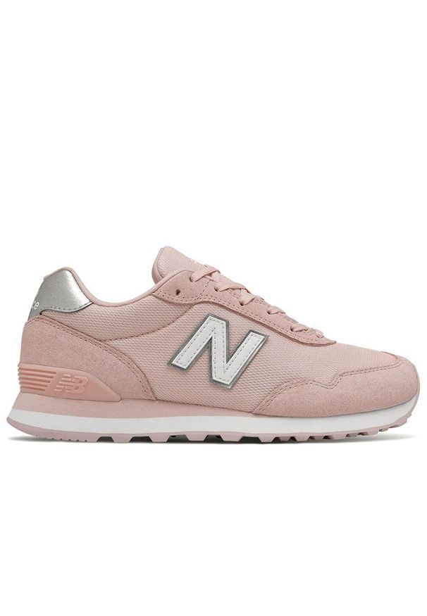 Buty New Balance WL515BB3 - różowe. Okazja: na co dzień. Kolor: różowy. Materiał: guma, materiał, syntetyk, zamsz. Szerokość cholewki: normalna