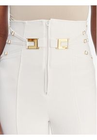 Elisabetta Franchi Spodnie materiałowe PA-158-61E2-V350 Biały Skinny Fit. Kolor: biały. Materiał: syntetyk #3
