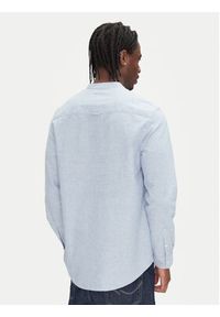 Tommy Jeans Koszula DM0DM20876 Niebieski Regular Fit. Kolor: niebieski. Materiał: len #4