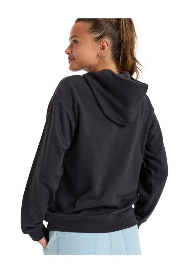 Roxy - Bluza z kapturem dla Kobiety SATURDAZE Czarny. Typ kołnierza: kaptur. Kolor: czarny. Materiał: materiał, poliester, bawełna. Sport: turystyka piesza