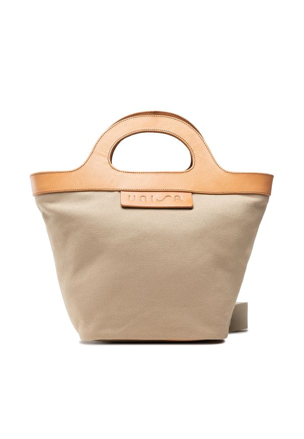 Torebka Unisa Zlyne Ryc Skin. Kolor: beżowy