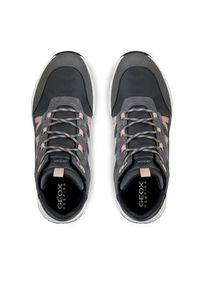 Geox Sneakersy D Braies B Abx D36BEA 011EK C9004 Szary. Kolor: szary. Materiał: zamsz, skóra #6