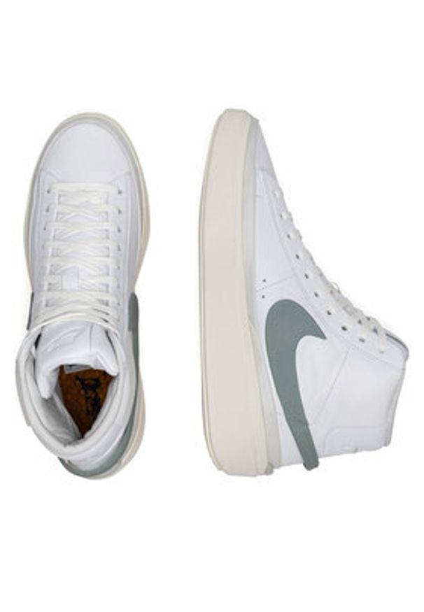 Nike Sneakersy DX5800-101-M Biały. Kolor: biały. Materiał: skóra