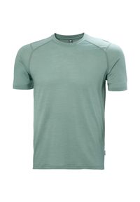 Koszulka Helly Hansen Durawool. Kolor: zielony. Sezon: lato. Sport: turystyka piesza #1