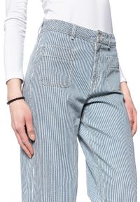 Lee - LEE WIDE LEG DAMSKIE SPODNIE JEANSOWE L30YIWLX