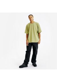 Decathlon - Spodnie cargo męskie Lifetech. Kolor: czarny. Materiał: poliester, bawełna, materiał #2