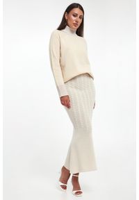 Twinset Milano - Spódnica damska wełniana TWINSET. Materiał: wełna