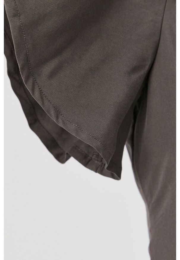 Vero Moda - Kombinezon. Okazja: na co dzień. Kolor: szary. Materiał: lyocell, tkanina, jedwab, materiał. Długość rękawa: krótki rękaw. Długość: krótkie. Wzór: gładki. Styl: casual