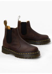 Dr. Martens - Sztyblety Unisex brązowe DR. MARTENS 2976 BEX. Okazja: na co dzień, na spacer. Kolor: czarny. Styl: casual #1