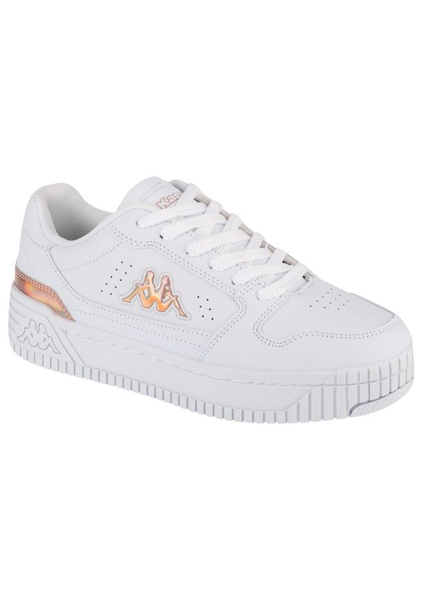 Buty sportowe, sneakersy damskie Kappa EMELA. Kolor: biały, żółty, wielokolorowy. Sport: turystyka piesza