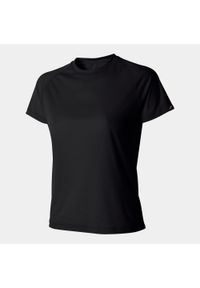 Koszulka do tenisa z krótkim rekawem damska Joma R-COMBI SHORT SLEEVE black. Kolor: czarny. Długość: krótkie. Sport: tenis