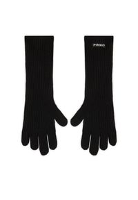 Pinko - PINKO Rękawiczki Damskie Grecia 105997 A2Z4 Czarny. Kolor: czarny. Materiał: wiskoza #1