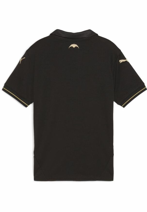 Puma - Młodzieżowa koszulka wyjazdowa Valencia CF 24/25 PUMA Black Gold. Kolor: żółty, wielokolorowy, czarny