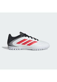 Adidas - Buty Copa Pure 3 Club TF Kids. Kolor: biały, czerwony, wielokolorowy, czarny. Materiał: materiał