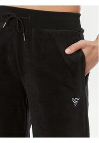 Guess Spodnie dresowe Couture V3BB26 KBXI2 Czarny Regular Fit. Kolor: czarny. Materiał: syntetyk #4