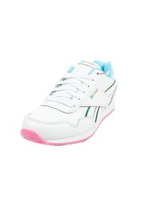 Reebok - Skórzane Buty Dziecięce Royal Ecological. Kolor: biały. Materiał: skóra. Model: Reebok Royal. Sport: turystyka piesza