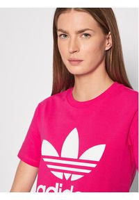 Adidas - adidas T-Shirt adicolor Classics Trefoil HG3785 Różowy Regular Fit. Kolor: różowy. Materiał: bawełna #5