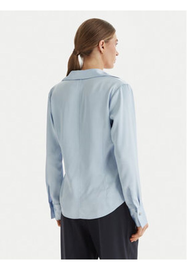 Calvin Klein Koszula LV044F129G Błękitny Regular Fit. Kolor: niebieski. Materiał: syntetyk