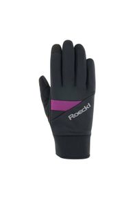Długie rękawice Roeckl Reichenthal. Kolor: wielokolorowy, fioletowy, czarny. Sport: kolarstwo #1