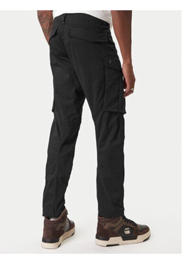 G-Star RAW - G-Star Raw Spodnie materiałowe Rovic D02190-5126 Czarny Regular Fit. Kolor: czarny. Materiał: syntetyk