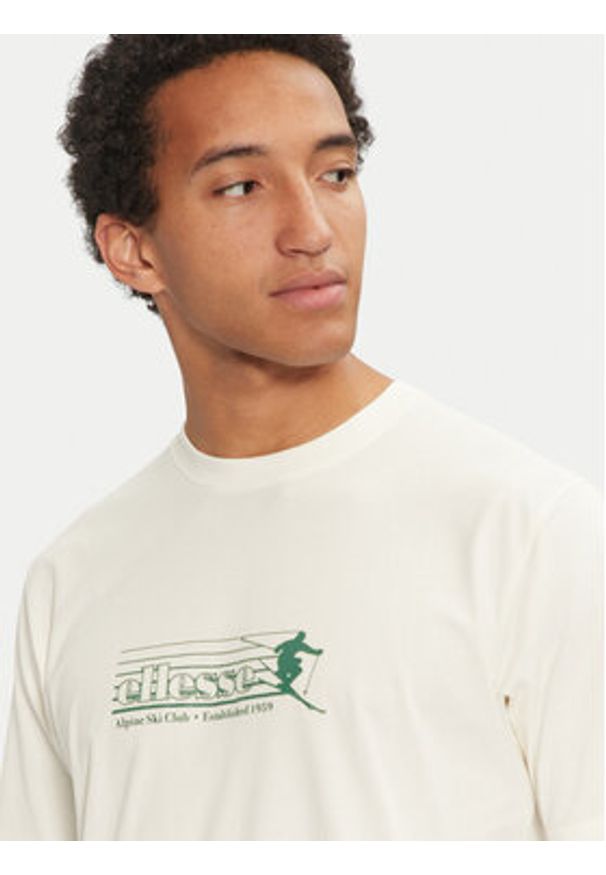 Ellesse T-Shirt Winteros SHX20962 Biały Regular Fit. Kolor: biały. Materiał: bawełna