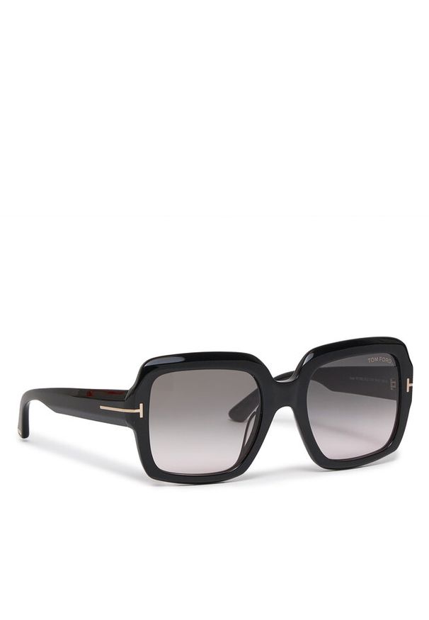 Okulary przeciwsłoneczne Tom Ford. Kolor: czarny. Wzór: gradientowy