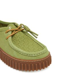 Clarks Półbuty Torhill Bee 26181186 Zielony. Kolor: zielony. Materiał: zamsz, skóra #4