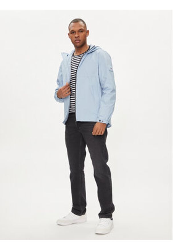 TOMMY HILFIGER - Tommy Hilfiger Kurtka przejściowa Portland MW0MW34456 Błękitny Regular Fit. Kolor: niebieski. Materiał: syntetyk