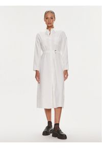 Silvian Heach Sukienka koszulowa GPP23325VE Biały Regular Fit. Kolor: biały. Materiał: wiskoza. Typ sukienki: koszulowe #1