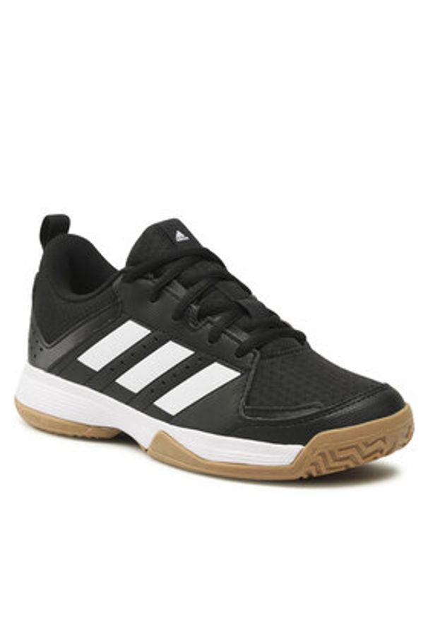 Adidas - adidas Buty halowe Ligra 7 Kids FZ4681 Czarny. Kolor: czarny. Materiał: materiał