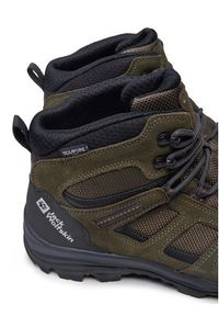 Jack Wolfskin Trekkingi Vojo 3 Texapore Mid M 4042462 Khaki. Kolor: brązowy. Materiał: skóra, zamsz. Sport: turystyka piesza