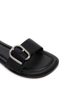 Hugo - HUGO Klapki Amaryl 50563661 Czarny. Kolor: czarny. Materiał: skóra #3