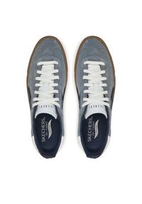 skechers - Skechers Sneakersy Arch Fit Legend - Romah 254001/GYNV Niebieski. Kolor: niebieski. Materiał: zamsz, skóra #3