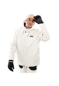 SIROKO - Męska kurtka snowboardowa Sporty zimowe Siroko W4 Tokoyoro. Kolor: biały. Sezon: zima. Sport: snowboard #1