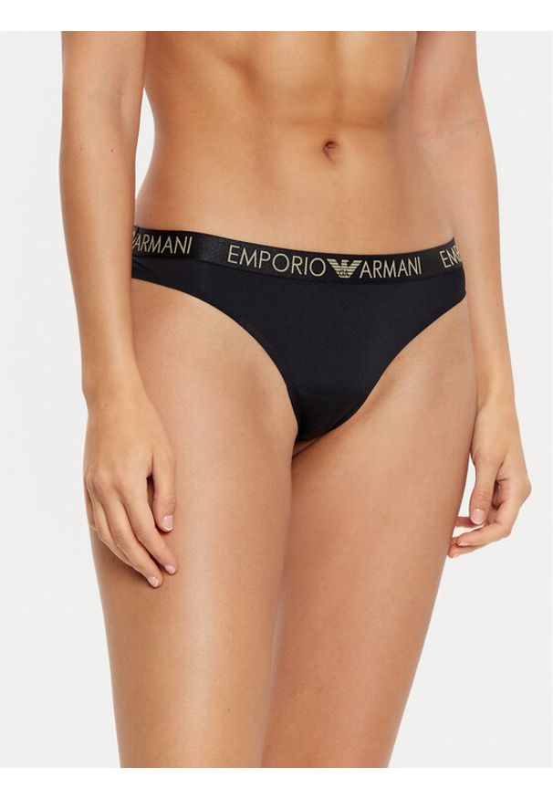 Emporio Armani Underwear Komplet 2 par fig brazylijskich 163337 4F235 00020 Czarny. Kolor: czarny. Materiał: syntetyk