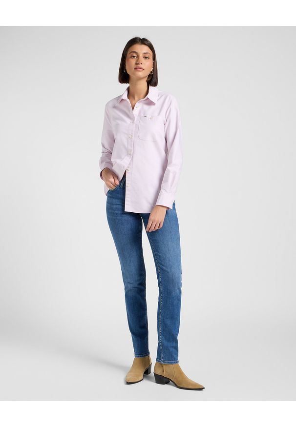 Lee - DAMSKA KOSZULA LEE ALL PURPOSE SHIRT PINKY PLUM 112370989