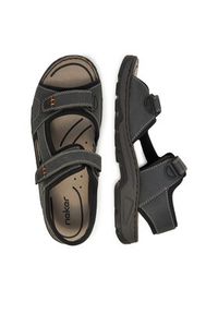 Rieker Sandały 26156-47 Szary. Kolor: szary. Materiał: materiał, syntetyk #6