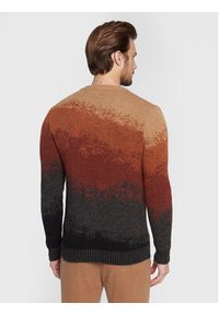 Sisley Sweter 113RT1018 Kolorowy Regular Fit. Materiał: syntetyk. Wzór: kolorowy #5