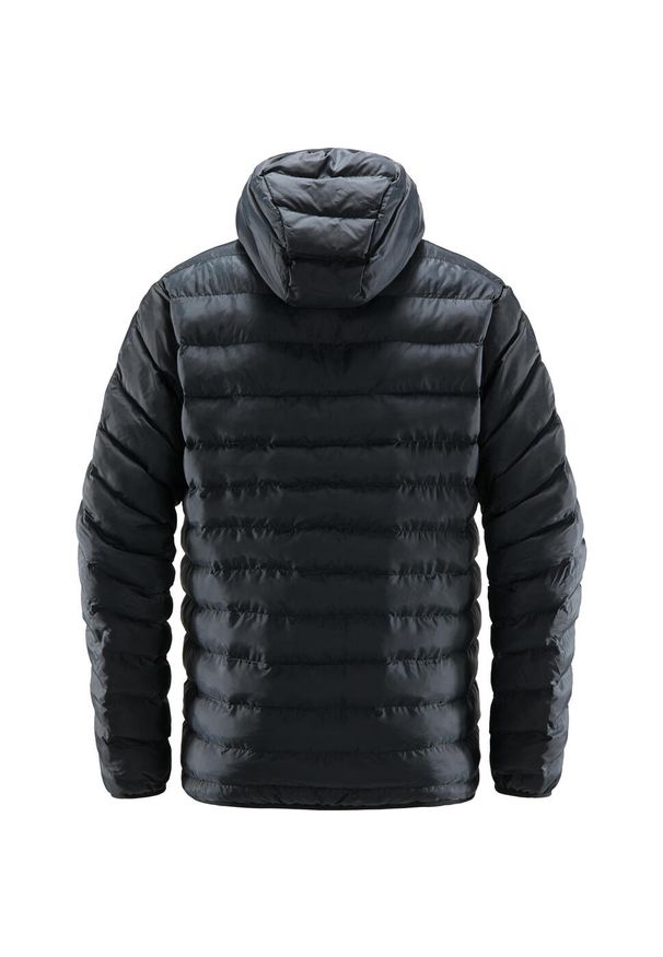 Kurtka puchowa Haglöfs Särna Mimic. Kolor: czarny. Materiał: puch. Sport: turystyka piesza