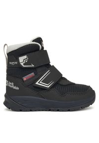 Śniegowce Jack Wolfskin. Kolor: czarny. Materiał: polar