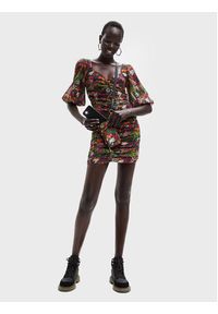 Desigual Sukienka codzienna Lara 22WWVW47 Kolorowy Slim Fit. Okazja: na co dzień. Materiał: syntetyk. Wzór: kolorowy. Typ sukienki: proste. Styl: casual #4