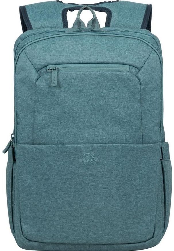 RIVACASE - Plecak Rivacase 7760 czarny. Kolor: czarny. Materiał: materiał, poliester. Wzór: paski. Styl: elegancki, sportowy