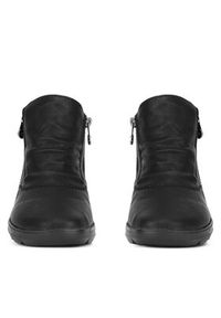 Rieker Trzewiki Z0051-01 Czarny. Kolor: czarny. Materiał: materiał #5