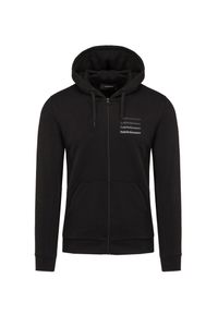 Peak Performance - Bluza PEAK PERFORMANCE GROUND ZIP HOOD. Materiał: dresówka, poliester, bawełna, tkanina. Długość rękawa: raglanowy rękaw. Wzór: gradientowy, napisy #1