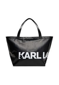 Karl Lagerfeld - KARL LAGERFELD Torebka A3W50029 Czarny. Kolor: czarny. Materiał: skórzane