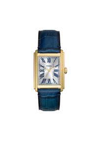 Fossil Zegarek Carraway FS6076 Granatowy. Kolor: niebieski