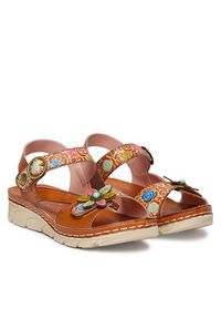 Laura Vita Sandały Dorry 21 Brązowy. Kolor: brązowy. Materiał: skóra #4